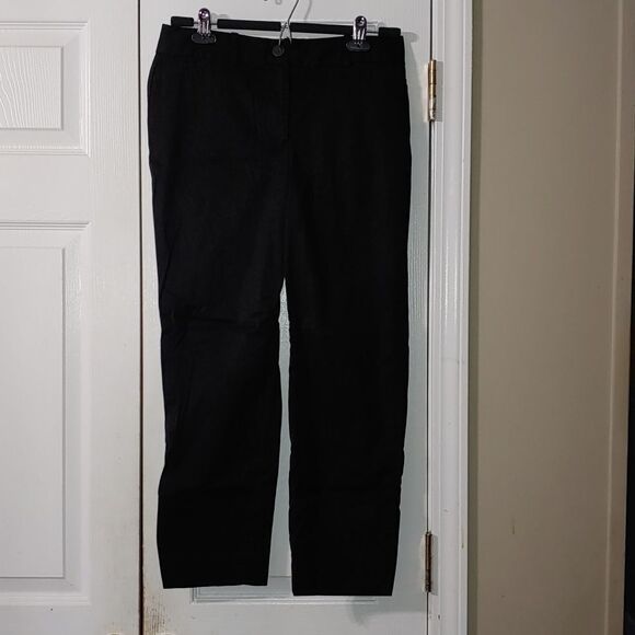 Talbots black The Perfect Crop Pant  Sz 2 NWOT - Picture 1 of 7